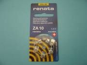 ZA 10 Renata Hörgerätebatterie 1,4V  80 mAh